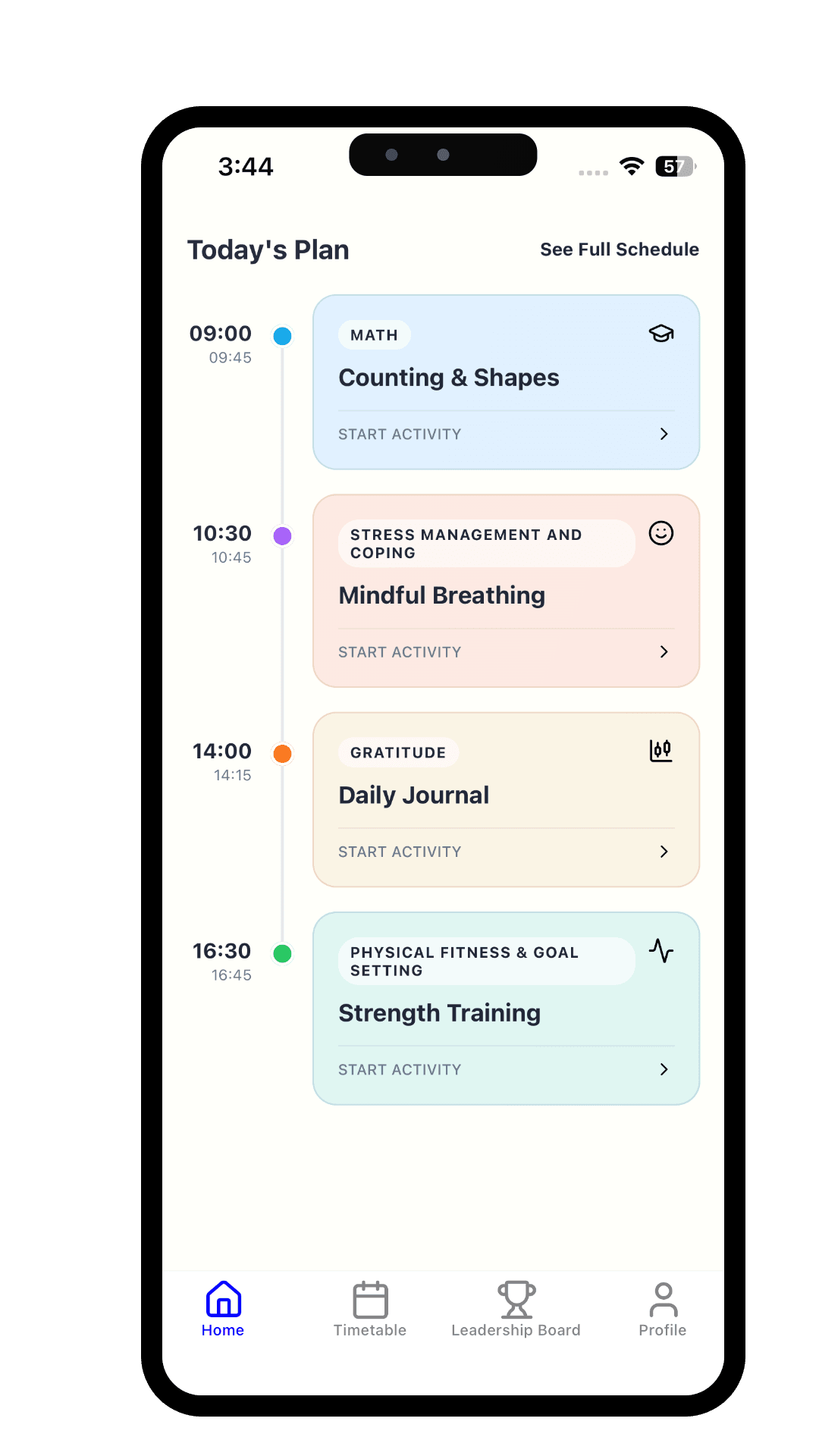 Today's Learning Plan