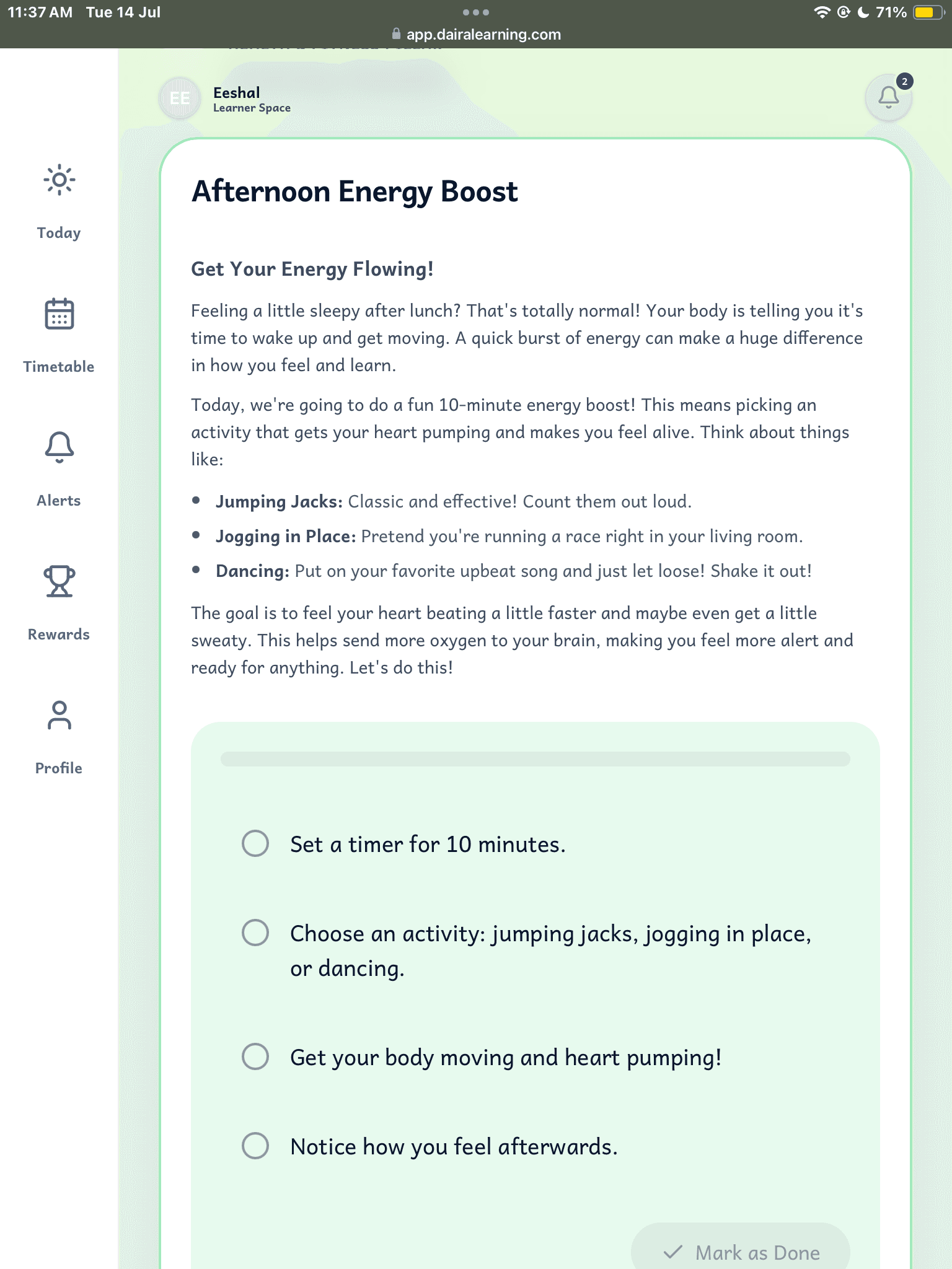 Health and Fitness Energy Boost